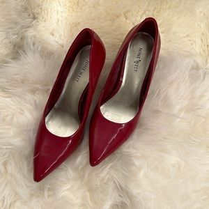 Nine West Red Pumps. Size 8